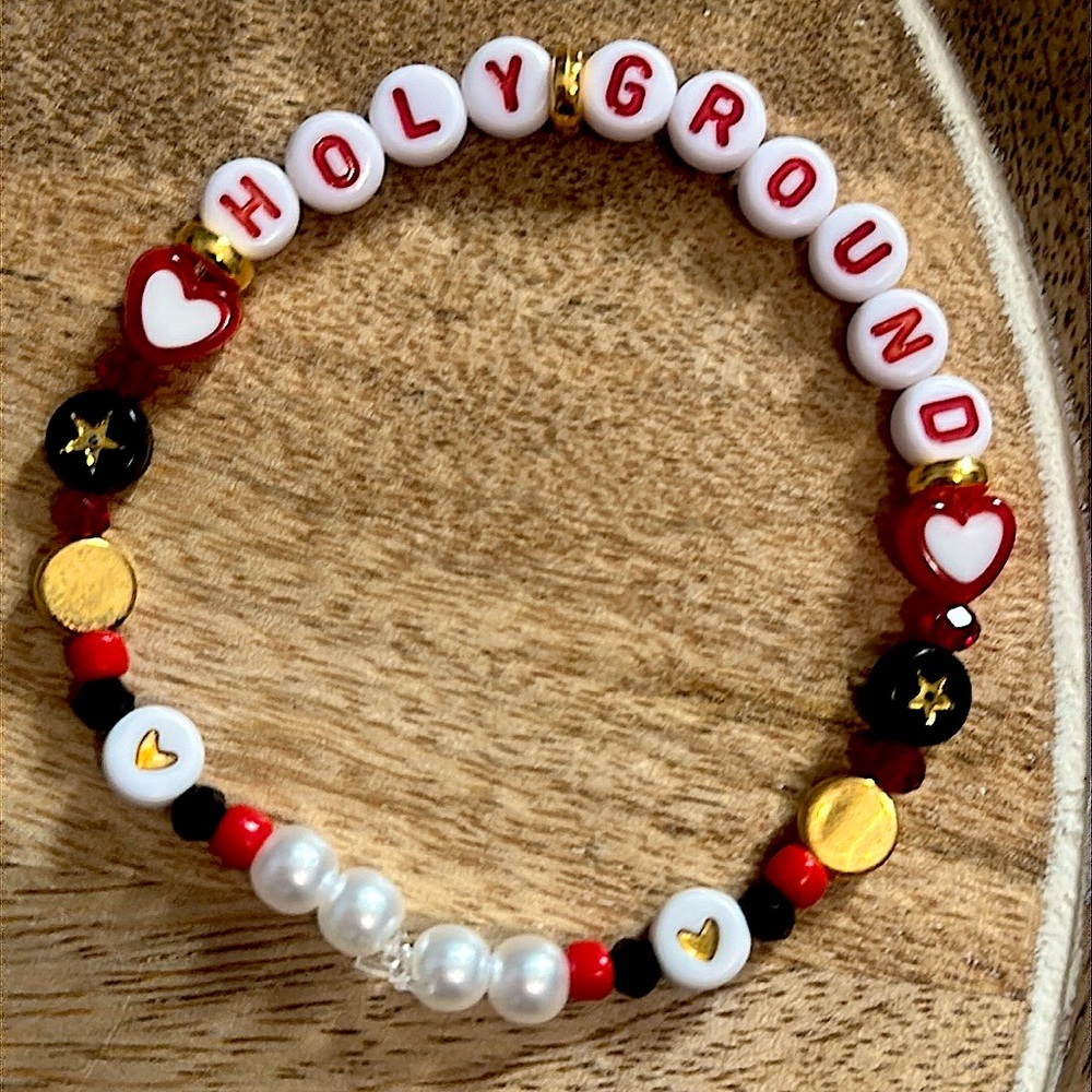 5 for $10 Taylor Swift Handmade Friendship Beaded Bracelet
“Holy Ground”